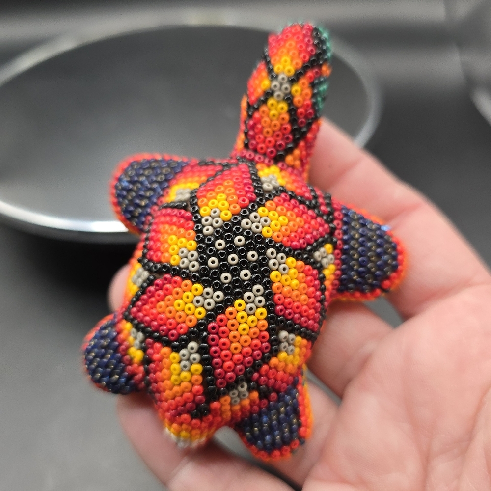 Huichol Art Turtle